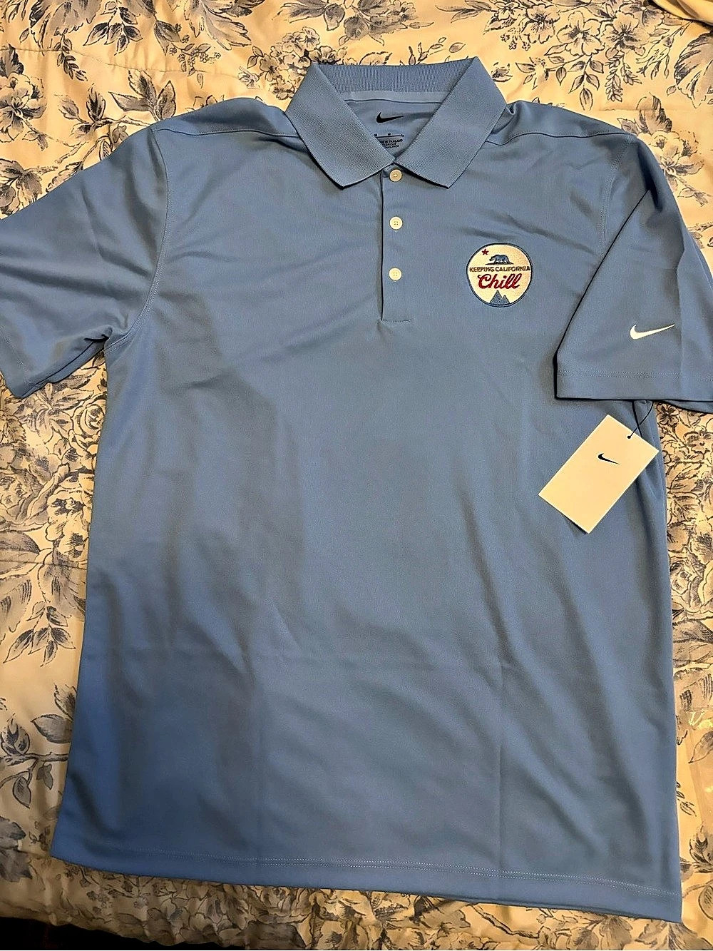 Nike Dri-FIT Polo Men's Polo Blue Size Medium NWT